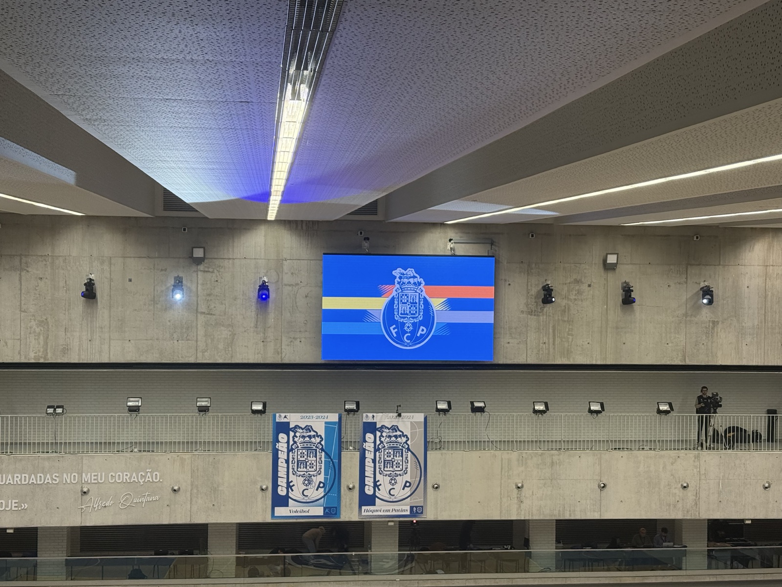 Sistema de iluminação instalado no Dragão Arena